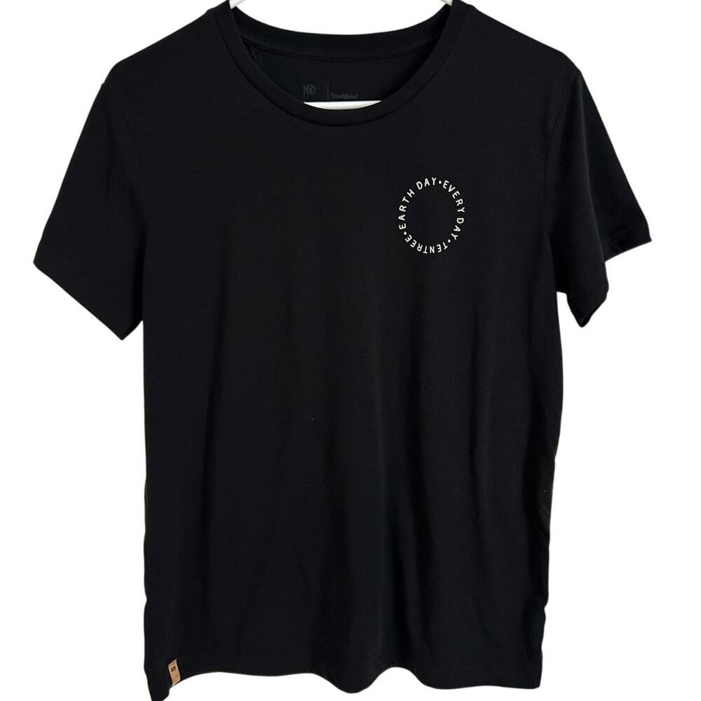 TenTree "Earth Day is Everyday" Black Tee - Size Small